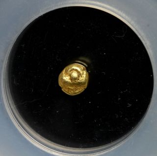 Ionia.  Phocaea.  625 - 522 Bc.  El Gold 1/24 Stater,  Myshemihecte,  Seal,  Ngc Ch F