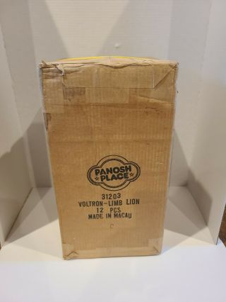 Rare Voltron 1984 Panosh Place Case Of 12 Lions Box Banding