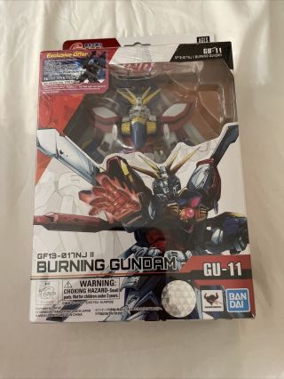 Gundam Universe Gu - 11 Gf13 - 017nj Ii Burning Gundam 6 " Action Figure Bandai