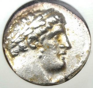 Phoenicia Tyre Ar Shekel Bible Coin Melkart Eagle 126 Bc - 65 Ad - Ngc Au