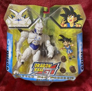 Dragon Ball Gt Z Battle For Freedom Omega Vs Goku Moc Rare 2 Pack Jakks Pacific