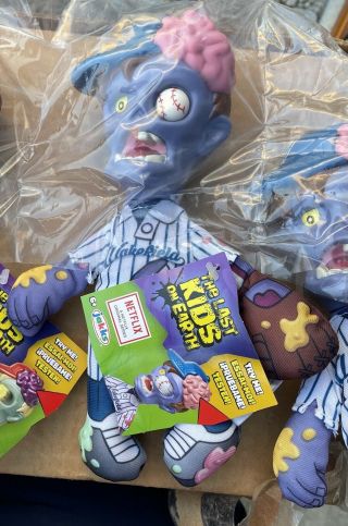 The Last Kids On Earth Baseball Zombie Plush Doll Eye Pop