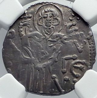 Manuel I Trebizond Empire 1238ad Silver Asper Ancient Byzantine Coin Ngc I81712