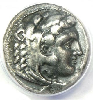 Alexander The Great Iii Ar Tetradrachm Lifetime Coin 325 - 324 Bc - Anacs Vf35