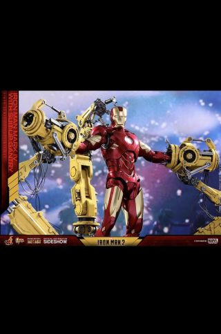Hot Toys Marvel Iron Man 2 1:6 Figure - Mk4 Suit Up Gantry Set,  Item No:903100