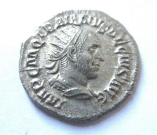 Silver - Antoninian Of Trajanus Decius Rv.  Dacia Standing Left