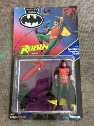 Batman Returns Robin Action Figure Kenner 1991 With Grappling Hook