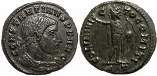 Lovely Roman Collectible Coin,  Constantine I The Great,  Ae Follis,  Sol,