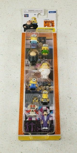 Despicable Me 3 Exclusive Walmart 20161 Pack - 8 Micro Figure 1 - Inch