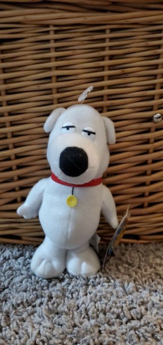 Family Guy Brian The Dog Plush Bean Bag Toy Doll 7 " Hot Topic