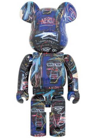 Medicom Toy Be@rbrick Jean - Michel Basquiat 7 1000 Bearbrick Kaws