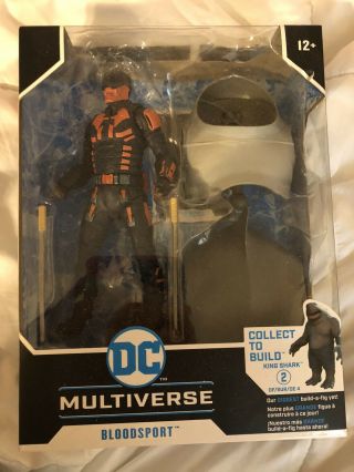 Mcfarlane Toys Dc Multiverse The Suicide Squad Movie Bloodsport Build - A - Figure