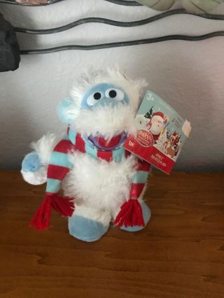 Gemmy Abominable Bumble Rudolph Red - Nosed Reindeer Plush Sings & Dances