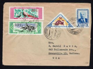 Ussr 1955 Cover From Mongolia To Usa R R R