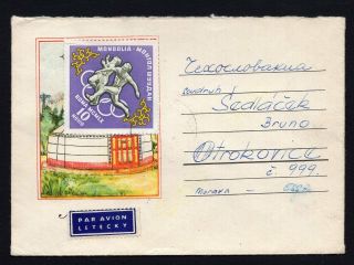 Ussr 1966 Cover From Mongolia To Czechoslovakia R R R