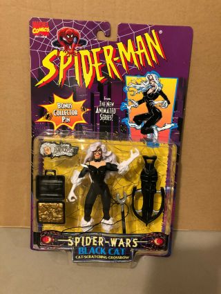 Black Cat From Spider - Man Animated Series Moc Marvel Comics Spider - Wars 1996