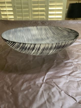 Baldwin Guggisberg Nonfoux Art Glass ‘96 B789 Textured Bowl Signed