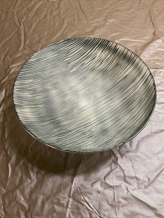 Baldwin Guggisberg Nonfoux Art Glass ‘96 B789 Textured Bowl Signed 3