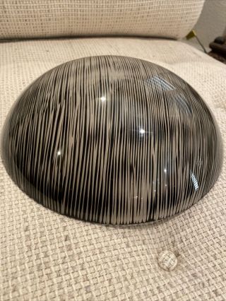 Baldwin Guggisberg Nonfoux Art Glass ‘96 B789 Textured Bowl Signed 6