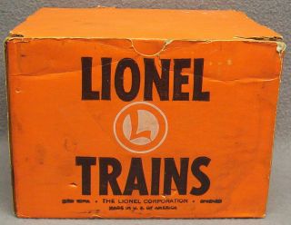 Lionel Lw 22 - 104 (rare) Orange Transformer Box (only) (p - 7) Cd
