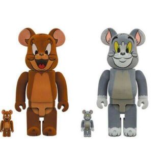 Bearbrick Be@rbrick 400 & 100 Tom And Jerry Set Kaws Figure Cowes
