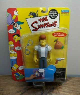 Playmates 2001 The Simpsons Wos World Of Springfield Series 6 Snake Moc