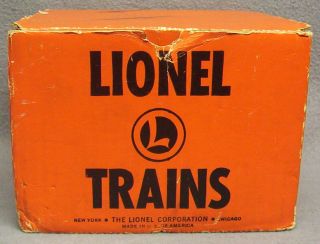 Lionel Lw 22 - 104 (rare) Orange Transformer Box (only) (p - 6) Very Good Cd