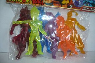 Mexican Goku Set Of 6 Dragon Ball Z - - Figure´s Rubber Toy Made In Mexico 2