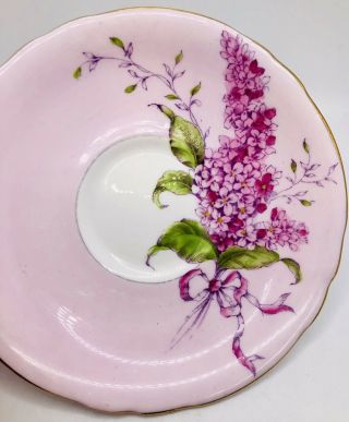 Reserved Paragon “Lilac” Pink Cup & Saucer Cake Plate Ludlow Set,  Cottage Teapot 3