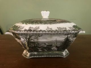 Johnson Brothers Friendly Village Soup Tureen With Lid Rectangular