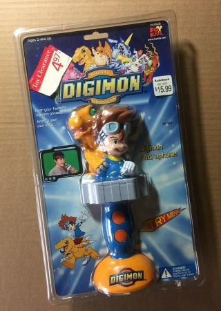 Digimon Digital Monsters Agumon Sound Effects Microphone Toy New/sealed