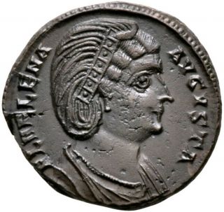 Helena (327 - 328 Ad) Rare Follis.  Antioch Iu 9539