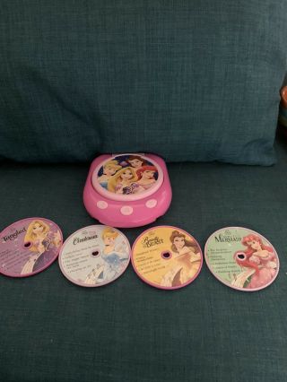 Disney Princess Music Player With 4 Discs - 2004 Readers Digest