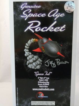 Jeff Brewer Fx Show Orlando 2006 Space Age Cool Rockets Space Tub Signed