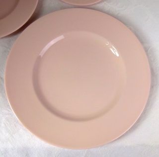 Wedgwood Alpine Pink 2 Dinner Plates 10 7/8 " Set Of 6