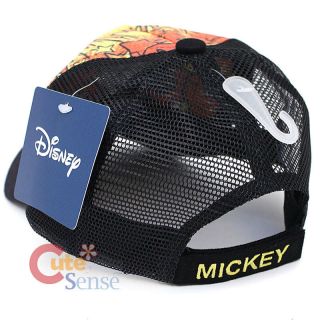 Disney Mickey Mouse Vintage Baseball Cap Mesh Back Adjustable Hat 2
