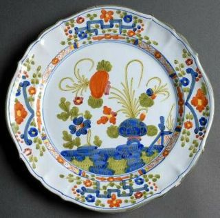4 Sigma Carnation Dinner Plate Made In Italy.  Pattern Discontinued In 1970. ,