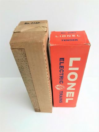 Empty Boxes For Lionel 218 Santa Fe Diesel Alco Units - 218p & 218t