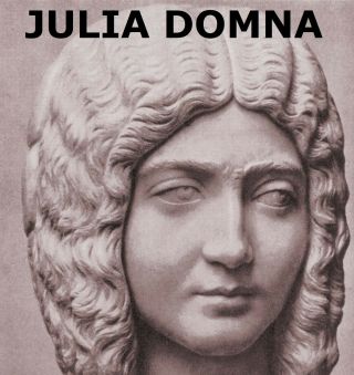 JULIA DOMNA SILVER DENARIUS_Diana Lucifera_MOTHER OF CARACALLA & GETA 2