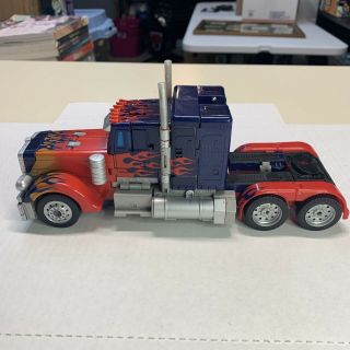 Vintage Transformers Movie Masterpiece Takara Optimus Prime Toy Truck 11” Long 3
