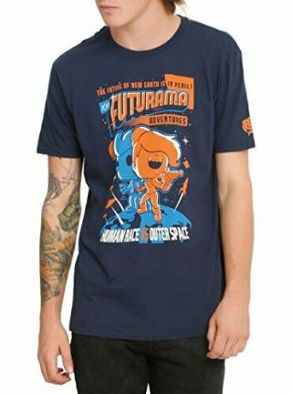 Funko Futurama Pop Fry & Leela T - Shirt Men 