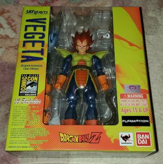 Vegeta Sdcc 2014 Exclusive Sh Figuarts Dragon Ball Z First Appearance Colors