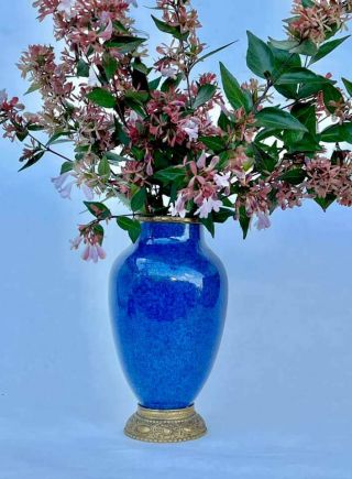 Sevres Paul Milet Splendid Vase Antique With Bronze Gilded