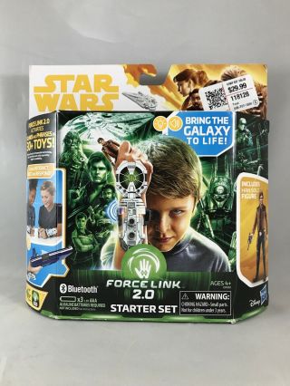 Disney Star Wars Force Link 2.  0 Starter Set With 3.  75 " Han Solo Figure (f2)