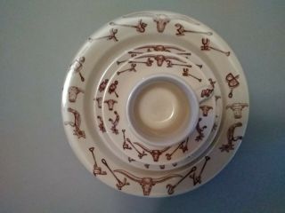 Wallace China 4 - piece place setting EL RANCHO western A - 1 cond 2