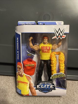 Mattel Wwe Elite Series 34 Hulk Hogan Action Figure Previously Opened