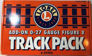 Lionel Figure 8 Add - On 0 - 27 Gauge Model Train Track Pack 6 - 22966