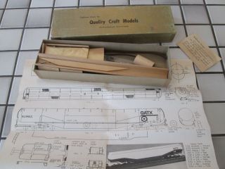 Quality Craft Models Wood 96 Foot Tank Kit Ho Scale ////