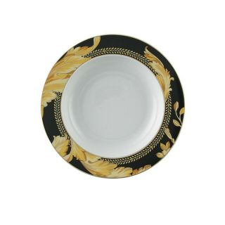 Versace By Rosenthal,  Germany " Vanity " Rim Soup Plate,  8 1/2 Inch
