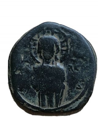 Byzantine Empire: Michael Iv,  Class C,  1034 - 41 Ad,  Ae Follis